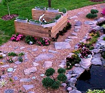 Filter box hides pump and filter